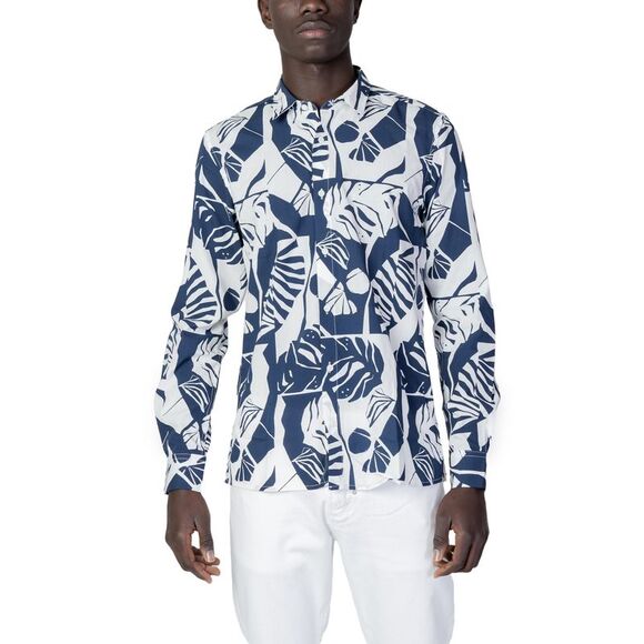 Antony Morato Bicolor Lyocell Dress Shirt